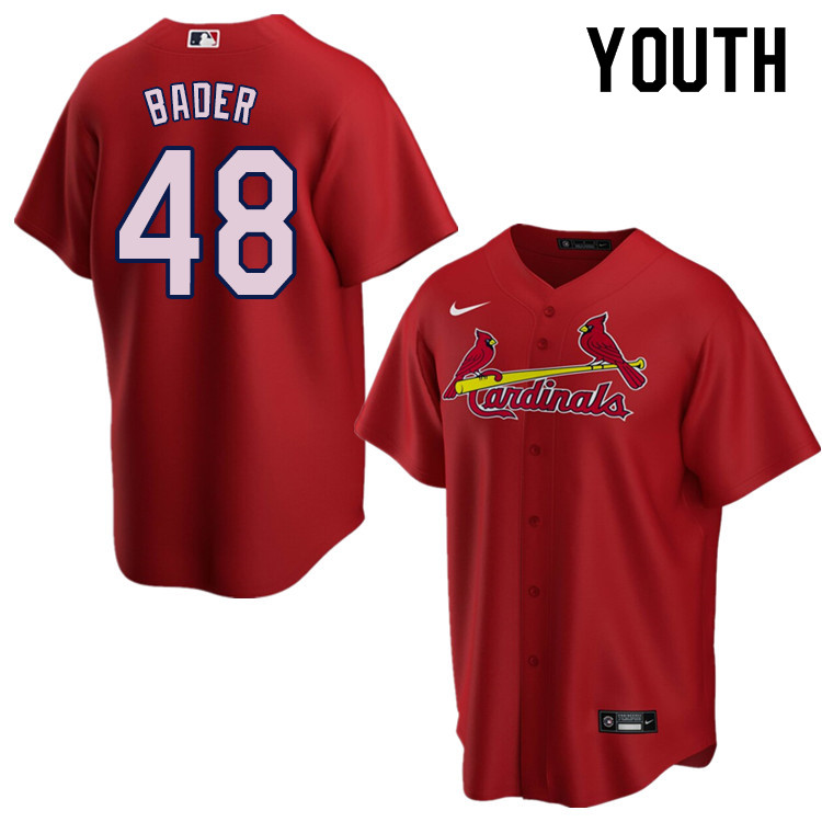 Nike Youth #48 Harrison Bader St.Louis Cardinals Baseball Jerseys Sale-Red
